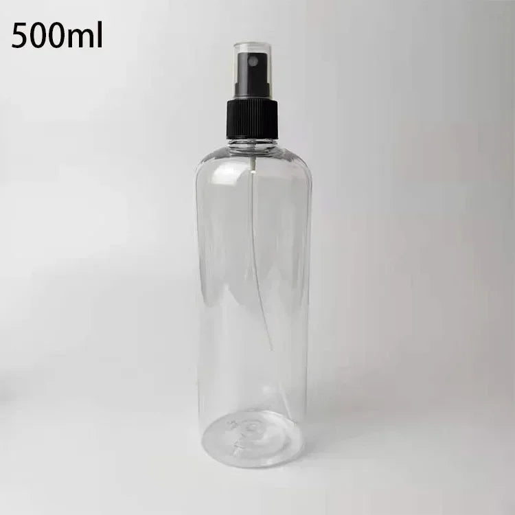 100ml/200ml/250ml/300ml/500ml Empty Spray Bottle Plastic Filling Hand Buckle Pump Sprayer for Alcohol Sterilization Travel Carry