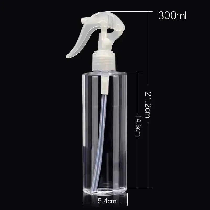 100ml/200ml/250ml/300ml/500ml Empty Spray Bottle Plastic Filling Hand Buckle Pump Sprayer for Alcohol Sterilization Travel Carry