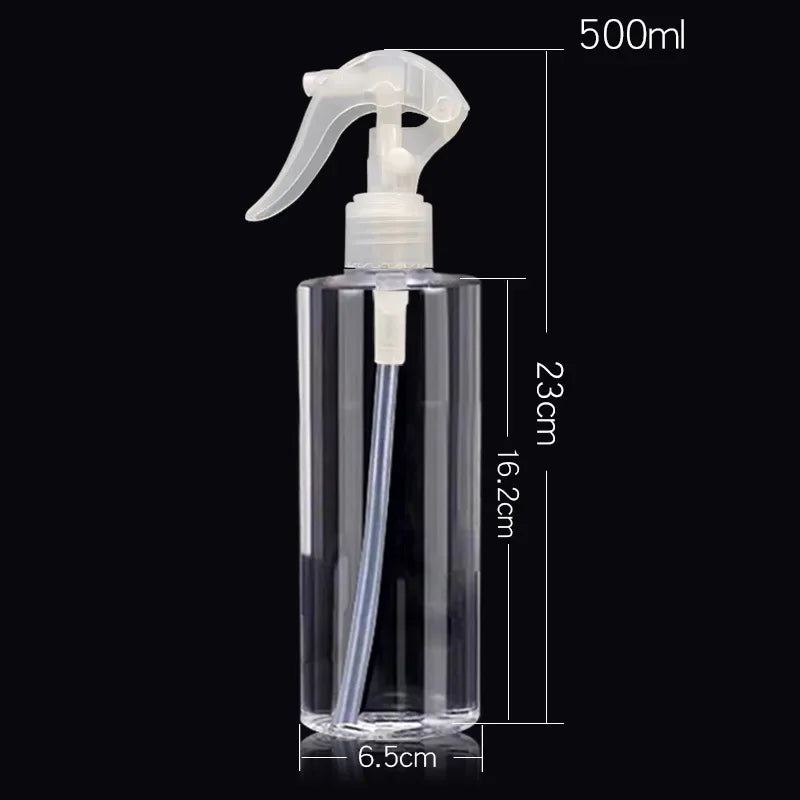 100ml/200ml/250ml/300ml/500ml Empty Spray Bottle Plastic Filling Hand Buckle Pump Sprayer for Alcohol Sterilization Travel Carry