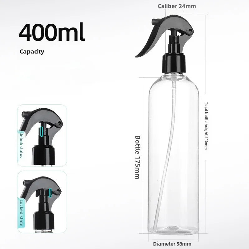 100ml/200ml/250ml/300ml/500ml Empty Spray Bottle Plastic Filling Hand Buckle Pump Sprayer for Alcohol Sterilization Travel Carry