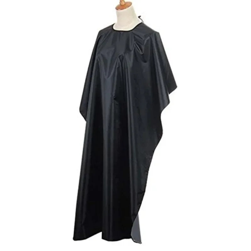 Black Hairdressing Cape Professional Hair- Salon Barber Cloth Wrap Protect Gown Apron Waterproof Cutting Gown Hair Cloth Wrap