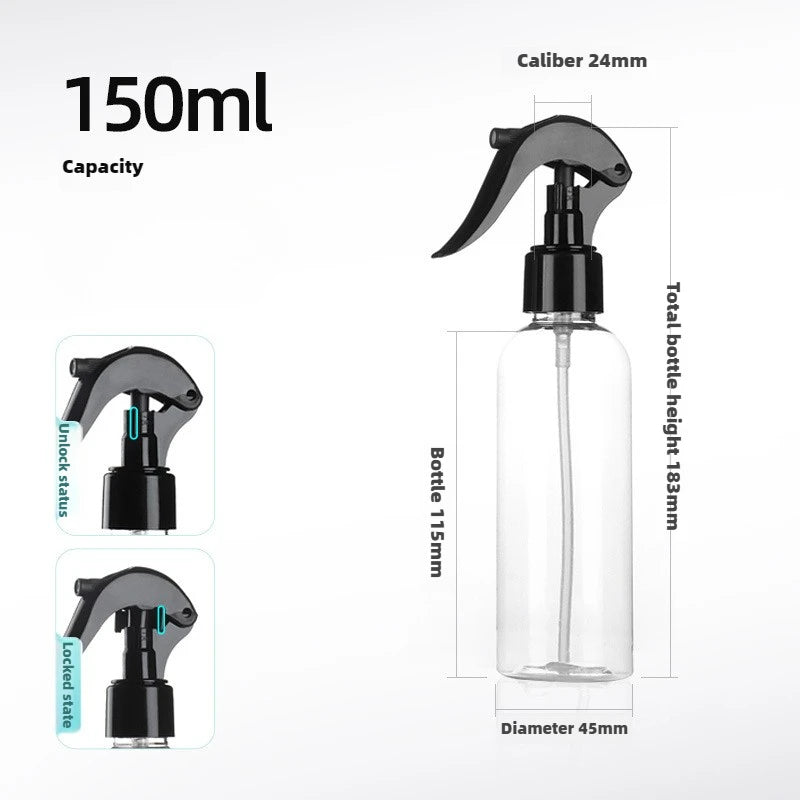 100ml/200ml/250ml/300ml/500ml Empty Spray Bottle Plastic Filling Hand Buckle Pump Sprayer for Alcohol Sterilization Travel Carry