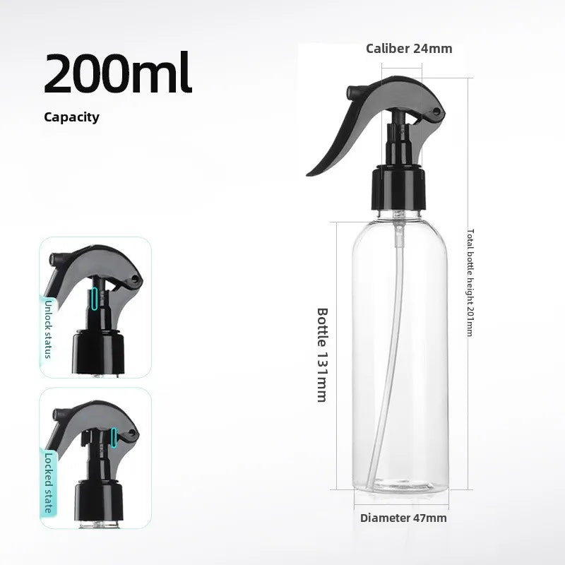 100ml/200ml/250ml/300ml/500ml Empty Spray Bottle Plastic Filling Hand Buckle Pump Sprayer for Alcohol Sterilization Travel Carry