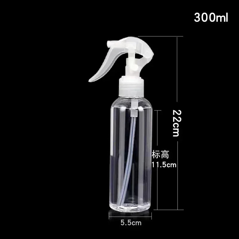 100ml/200ml/250ml/300ml/500ml Empty Spray Bottle Plastic Filling Hand Buckle Pump Sprayer for Alcohol Sterilization Travel Carry