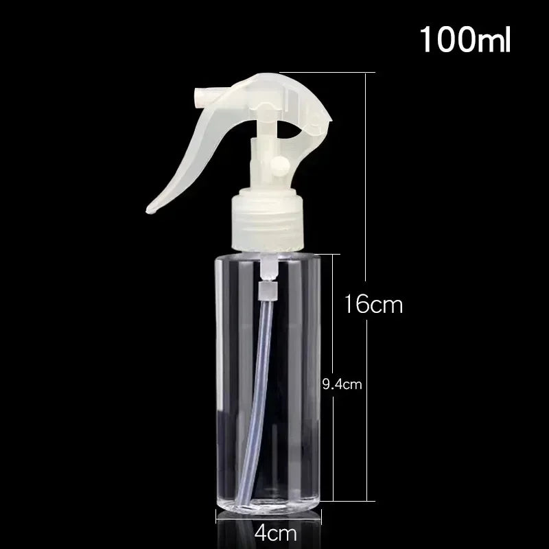 100ml/200ml/250ml/300ml/500ml Empty Spray Bottle Plastic Filling Hand Buckle Pump Sprayer for Alcohol Sterilization Travel Carry