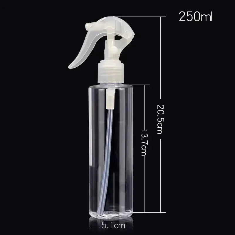 100ml/200ml/250ml/300ml/500ml Empty Spray Bottle Plastic Filling Hand Buckle Pump Sprayer for Alcohol Sterilization Travel Carry