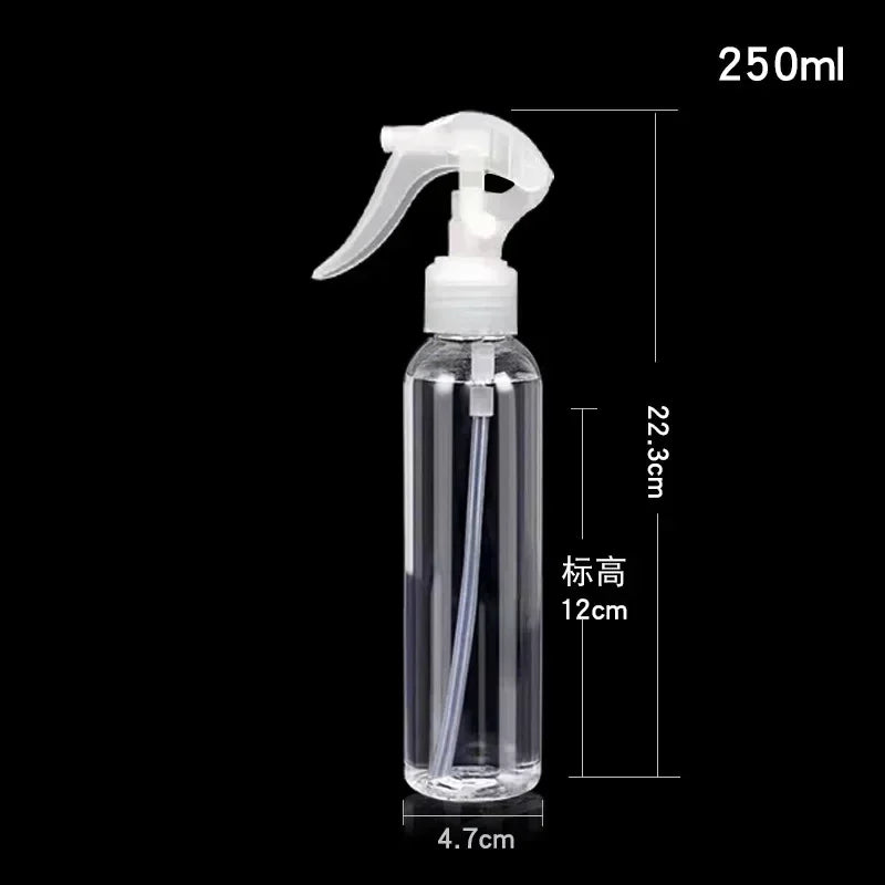 100ml/200ml/250ml/300ml/500ml Empty Spray Bottle Plastic Filling Hand Buckle Pump Sprayer for Alcohol Sterilization Travel Carry